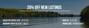 20% Off New Listings at Deep Creek Lake, MD
