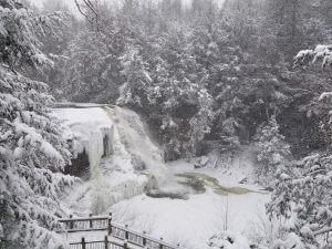 Frozen Muddy Creek Falls