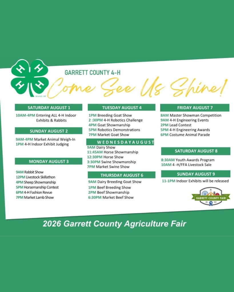 2026 Garrett County Agricultural Fair