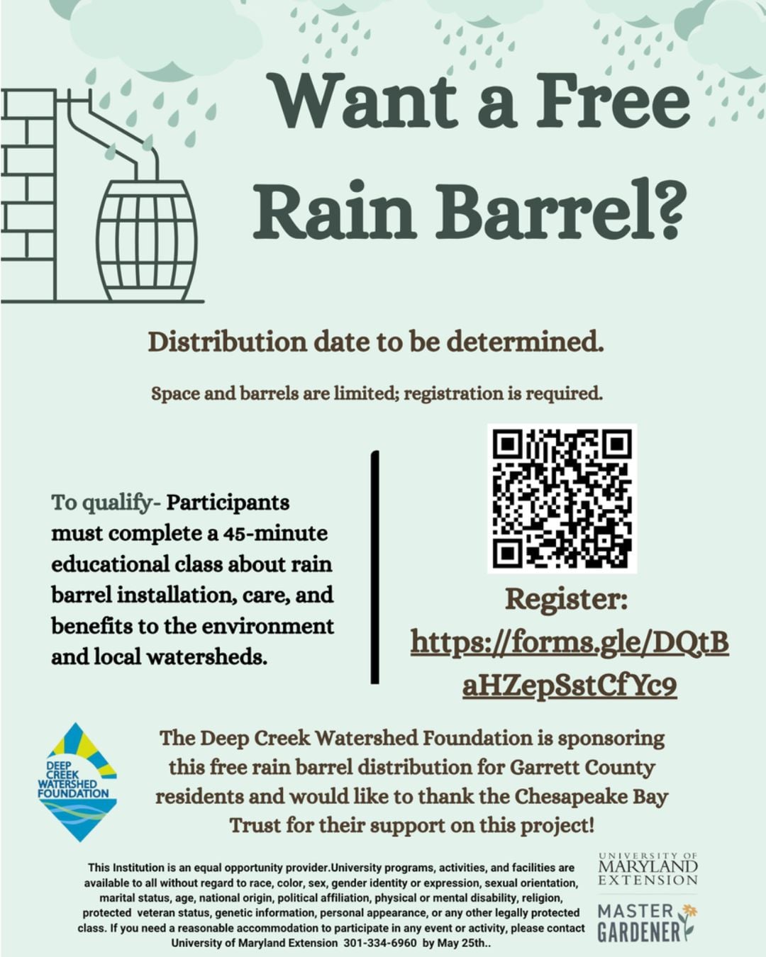 2026 Rain Barrel Registration 2026 Rain Barrel Registration