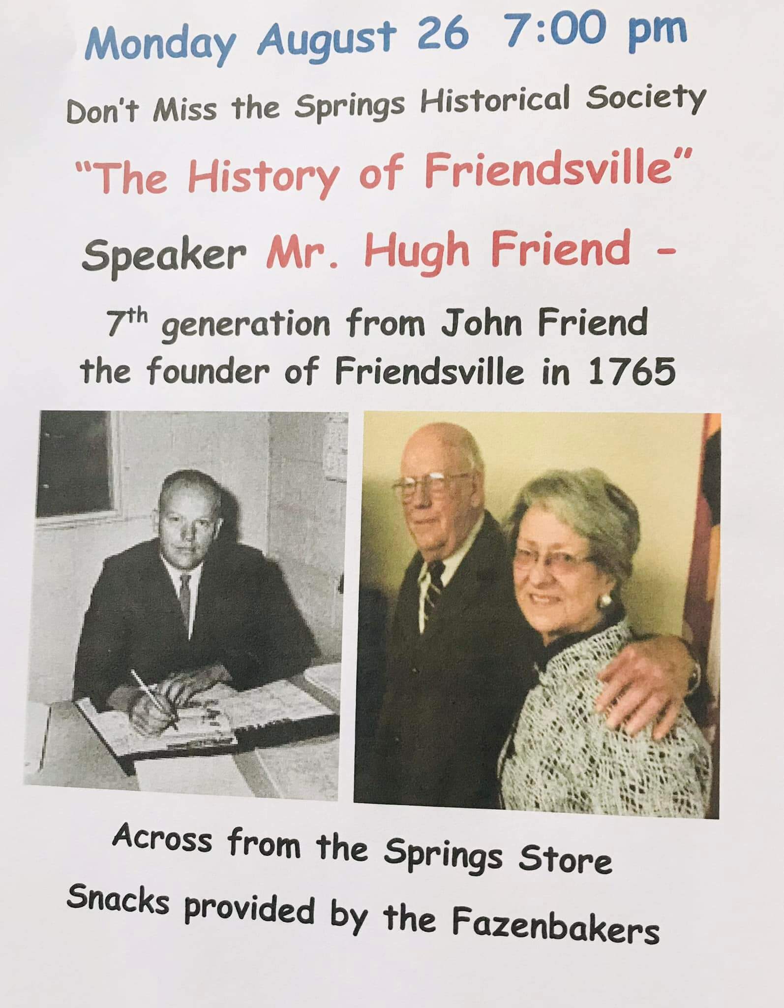 The History of Friendsville at Deep Creek Lake, MD