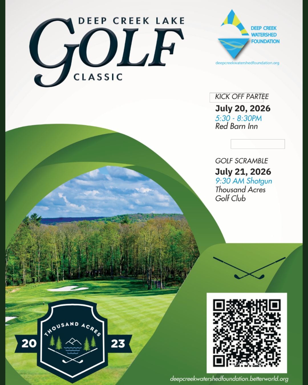 2nd Annual Deep Creek Lake Golf Classic