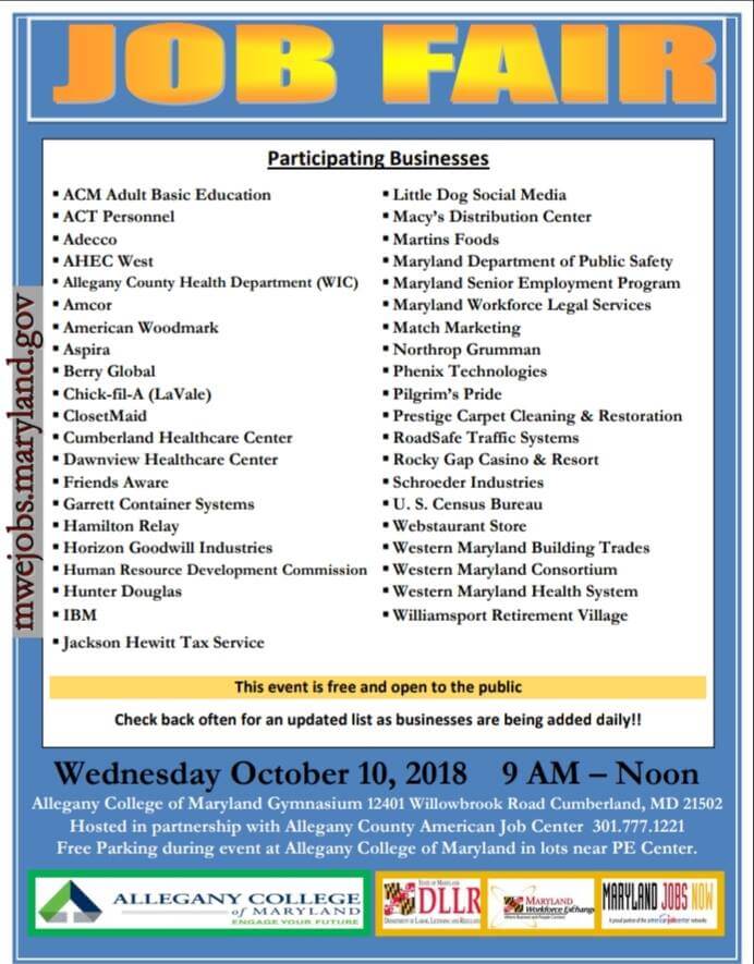 Job Fair Deep Creek Lake MD - Deep Creek Times