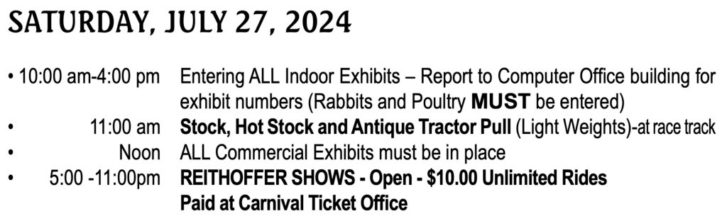 67th Annual Garrett County Agriculture Fair (Day 1) at Deep Creek Lake, MD