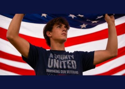 “A County United” Large Flag Unfurling WE NEED YOU!