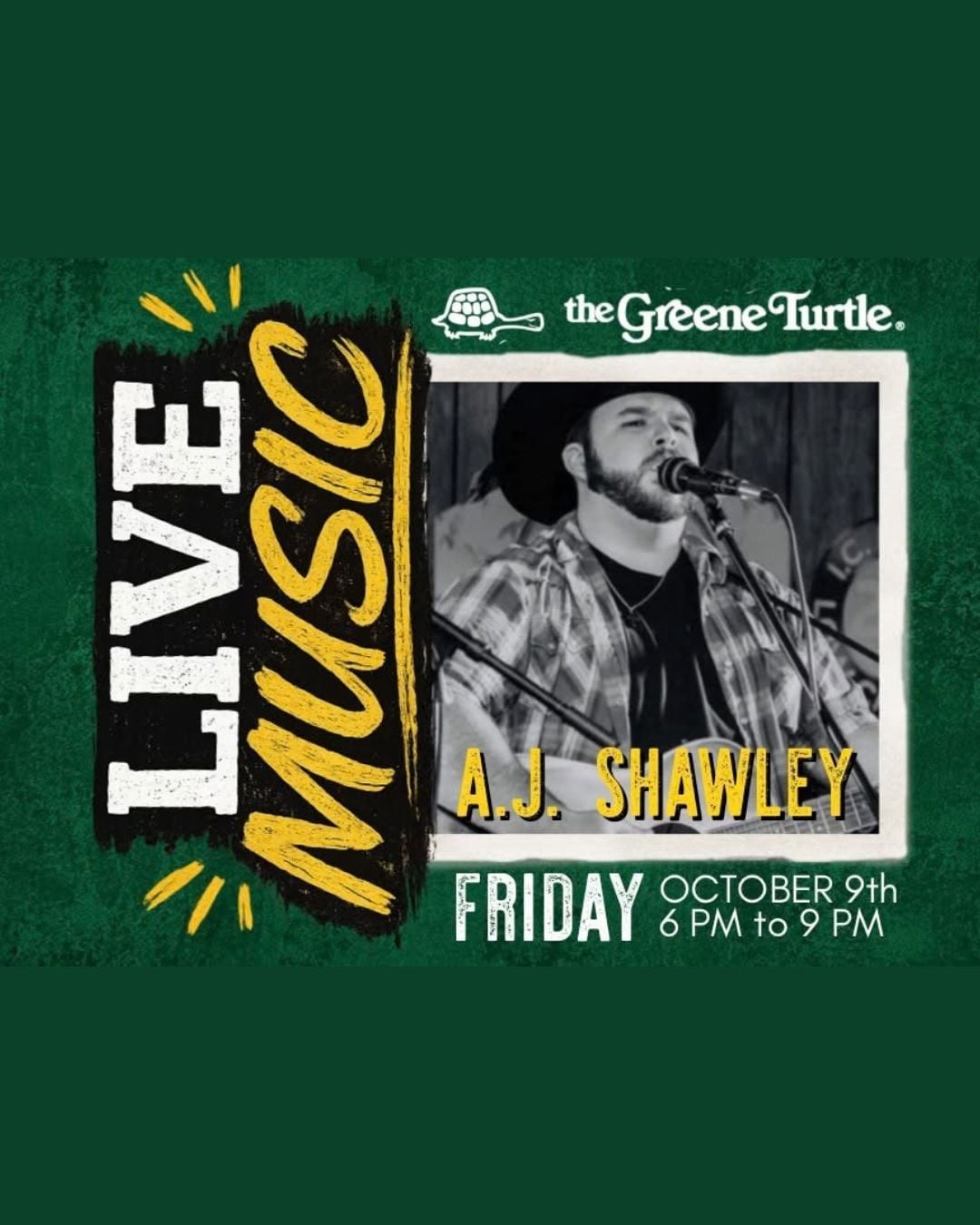 A.J. Shawey Live at The Greene Turtle