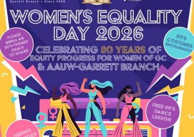 AAUW Garrett Branch Celebrates 80 Years of Women’s Equity with an ’80s-Themed Bash