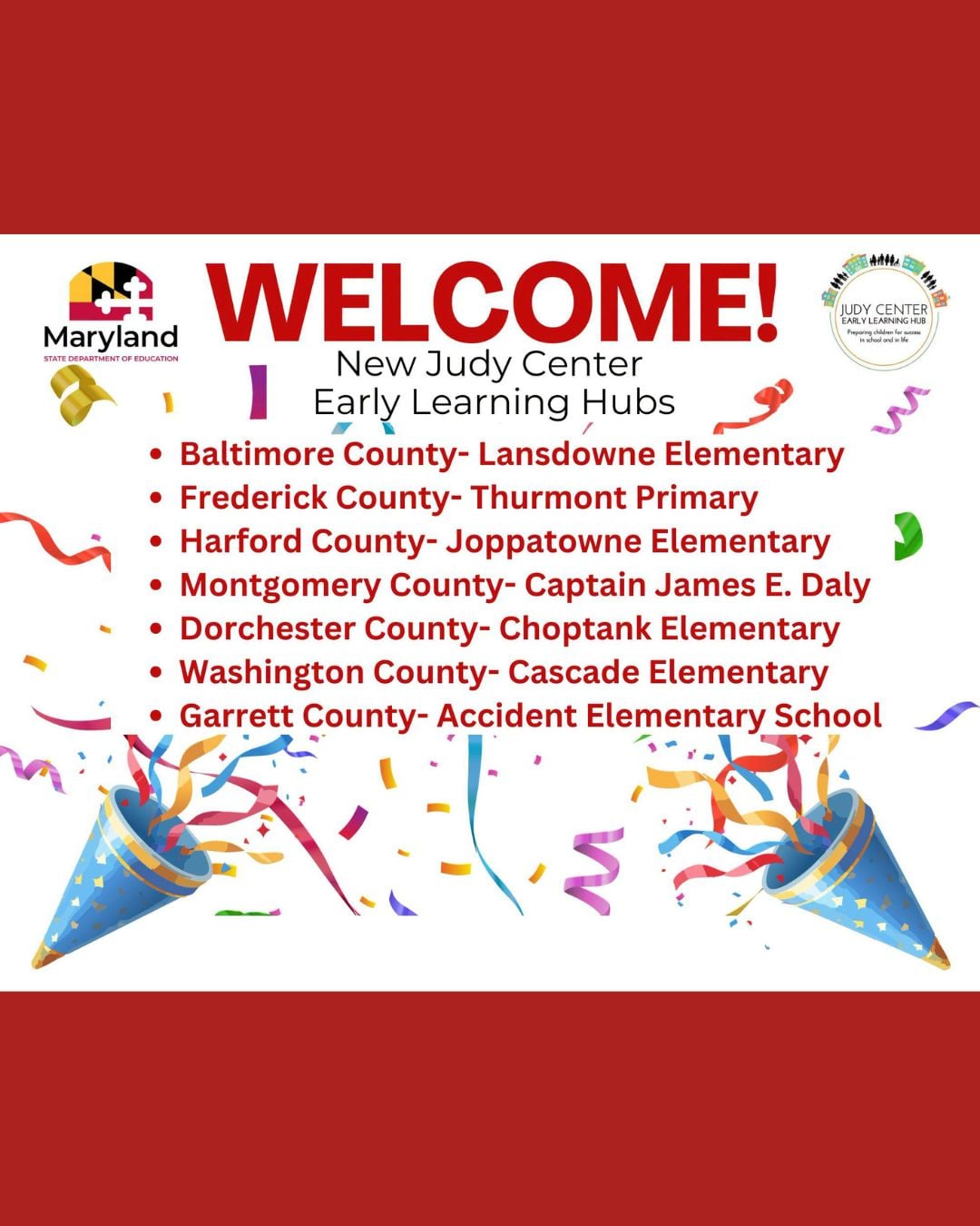 Accident Elementary School to Become Garrett County's Sixth Judy Center