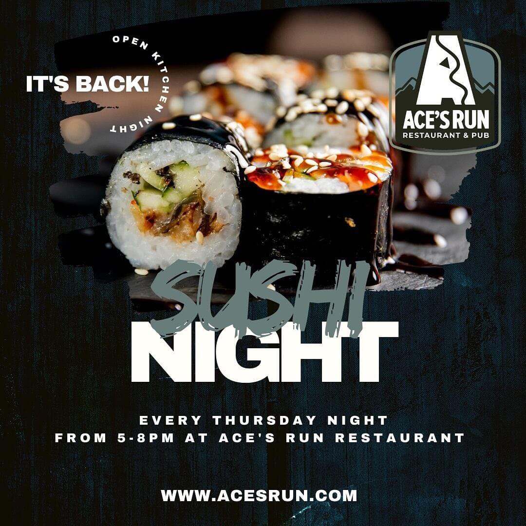 Ace's Run Restaurant & Pub: Sushi Night