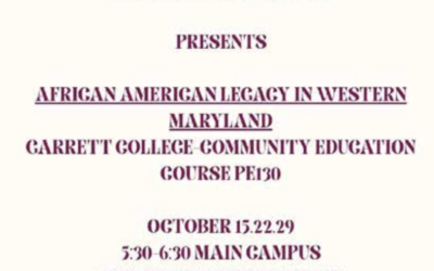 African American Legacy in Western Maryland Course – PE130