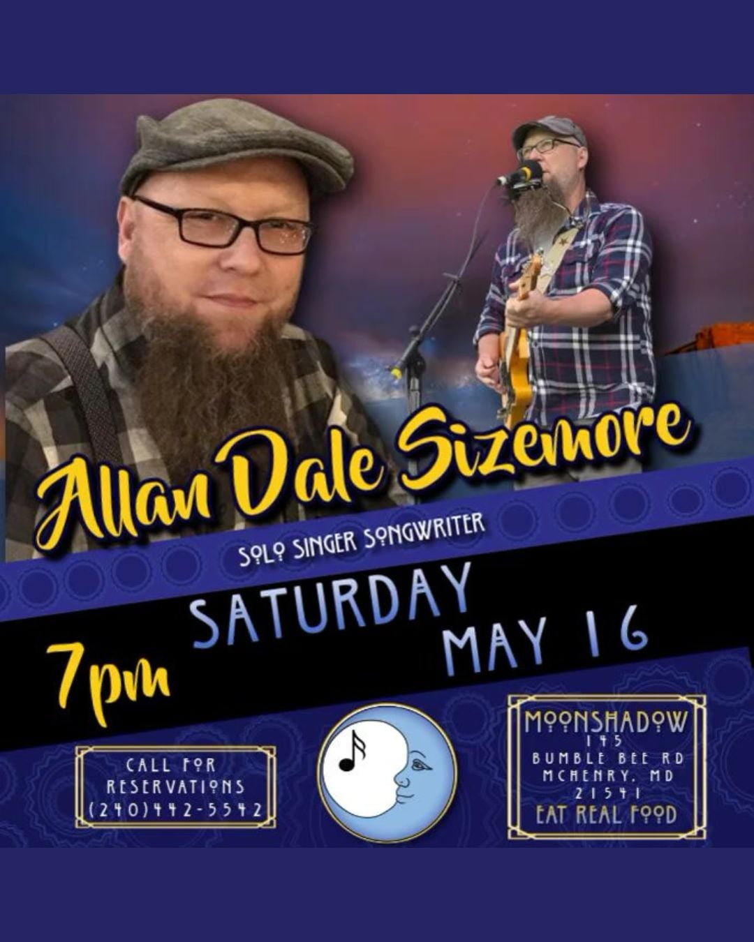 Allan Dale Sizemore at MoonShadow (Deep Creek Lake, MD)