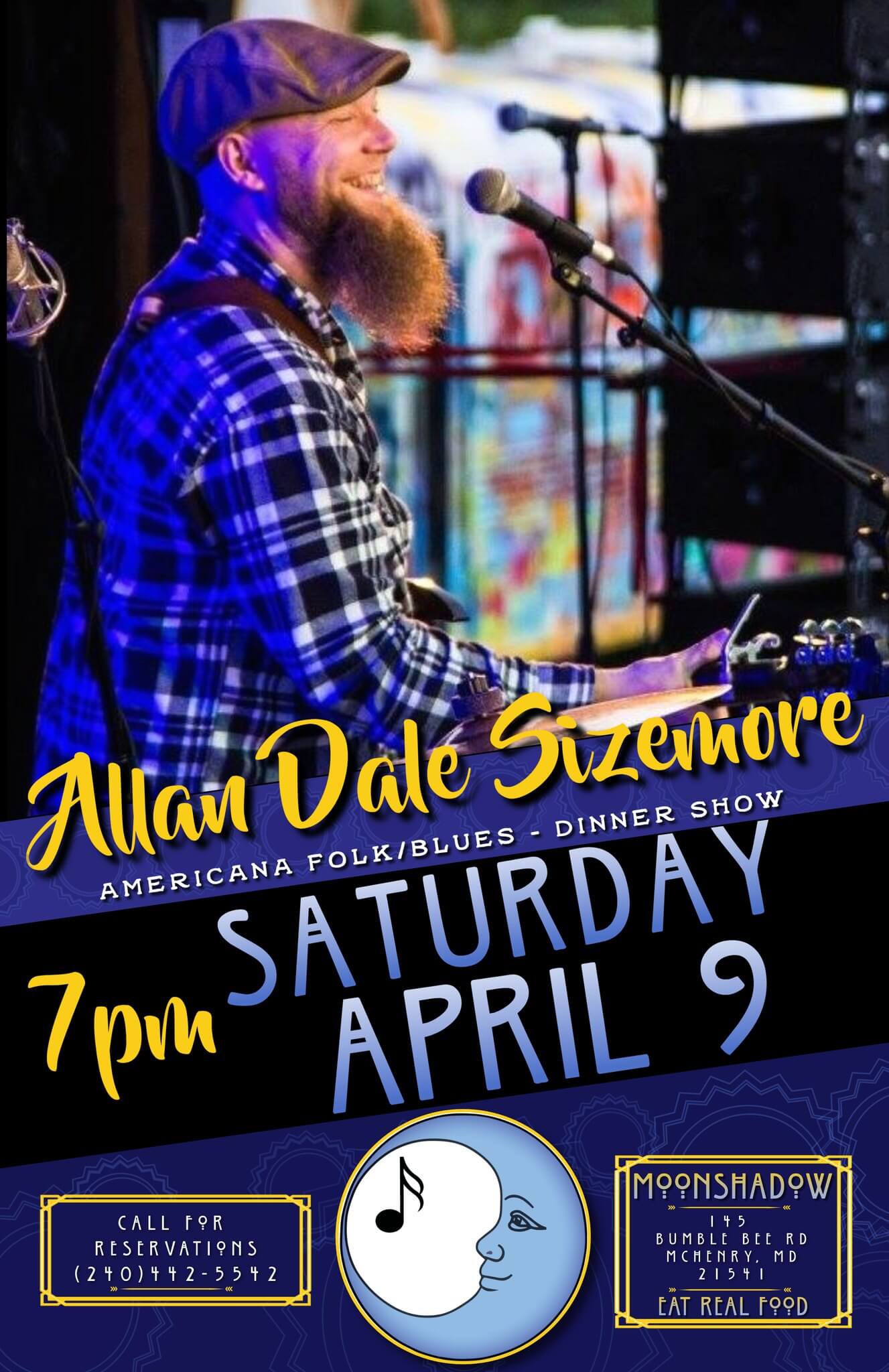 Allan Dale Sizemore at MoonShadow - Deep Creek Times