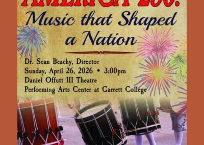 Announcing the Garrett Community Concert Band’s Annual Spring Concert: America 250: Music that Shaped a Nation