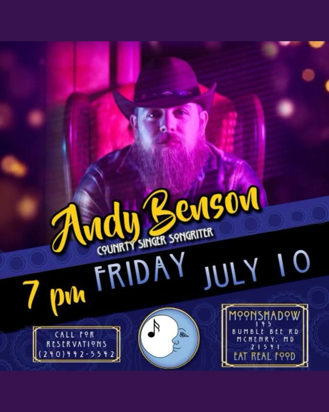 Andy Benson at MoonShadow