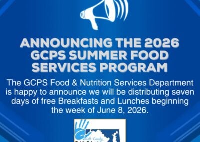 Announcing the 2026 GCPS Summer Food Services Program