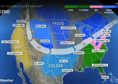 Another Wintry Blast and Deep Freeze to Impact Millions from the Rockies to the East Coast