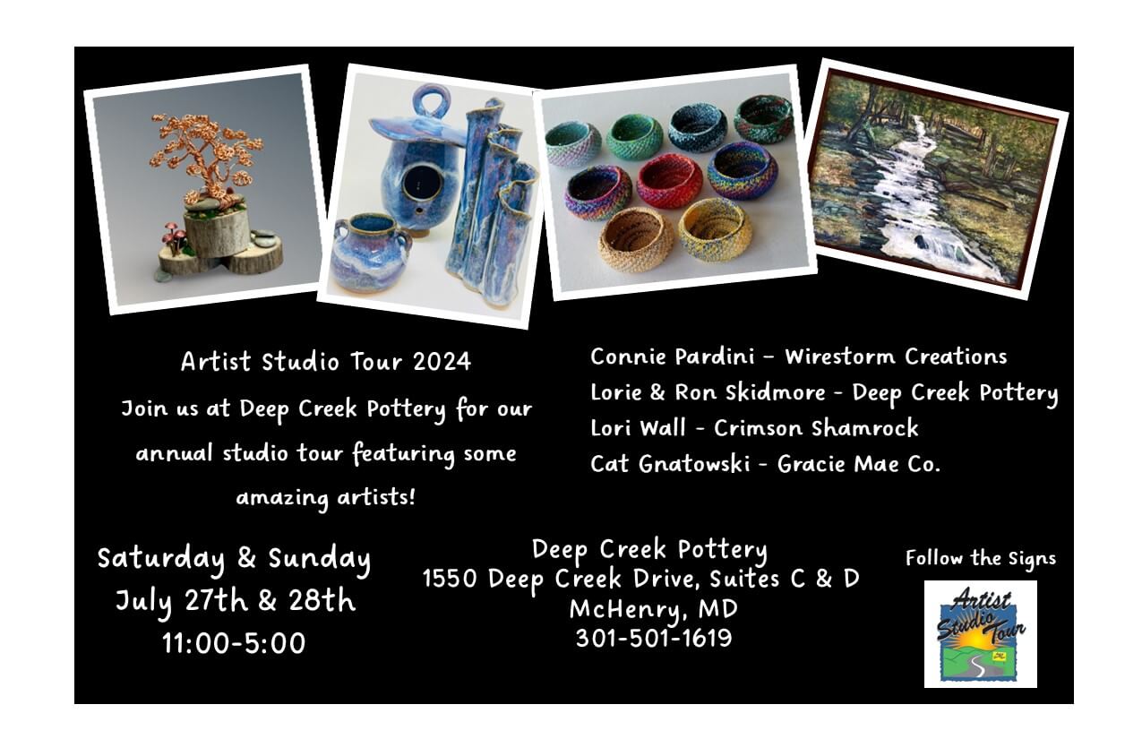 Artist's Studio Tour 2024 at Deep Creek Lake, MD