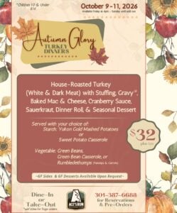 Autumn Glory Turkey Dinners at Ace’s Run