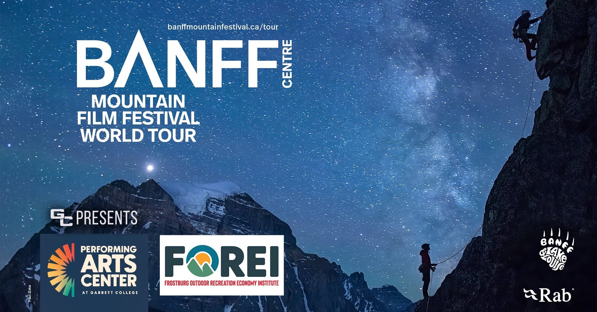 Banff Mountain Film Festival Returns to Performing Arts Center at Garrett College Banff Mountain Film Festival Returns to Performing Arts Center at Garrett College
