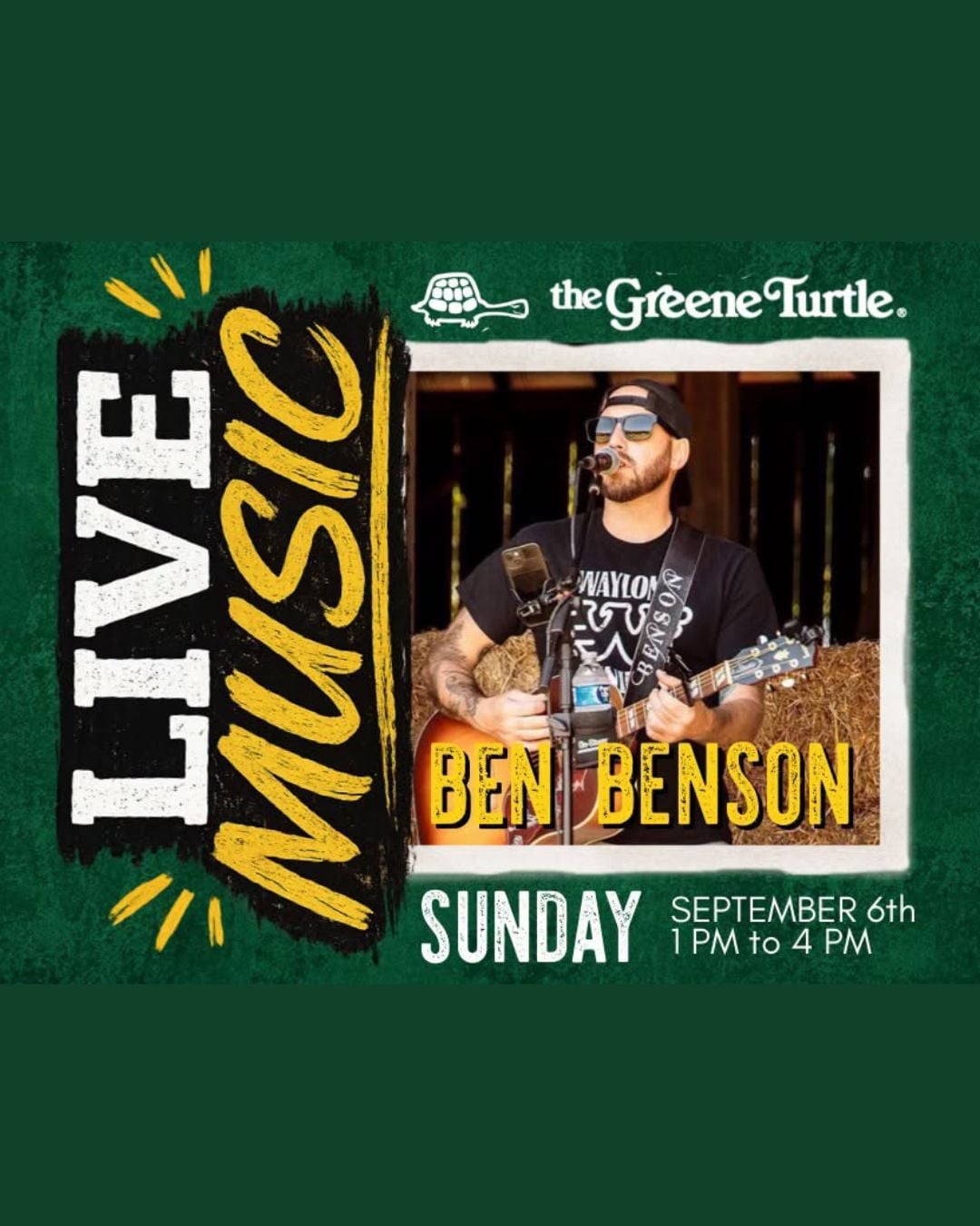 Ben Benson Live at The Greene Turtle (Deep Creek)