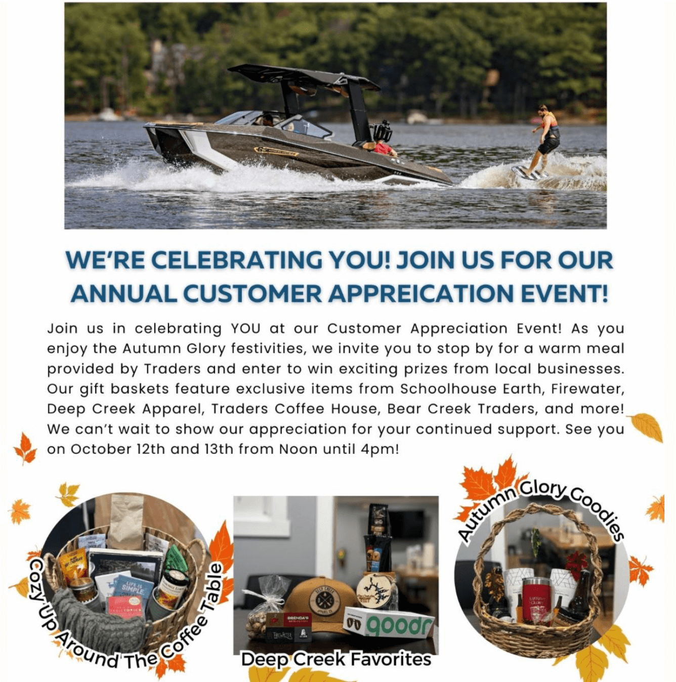 Bill's Marine Service's Annual Customer Appreciation at Deep Creek Lake, MD