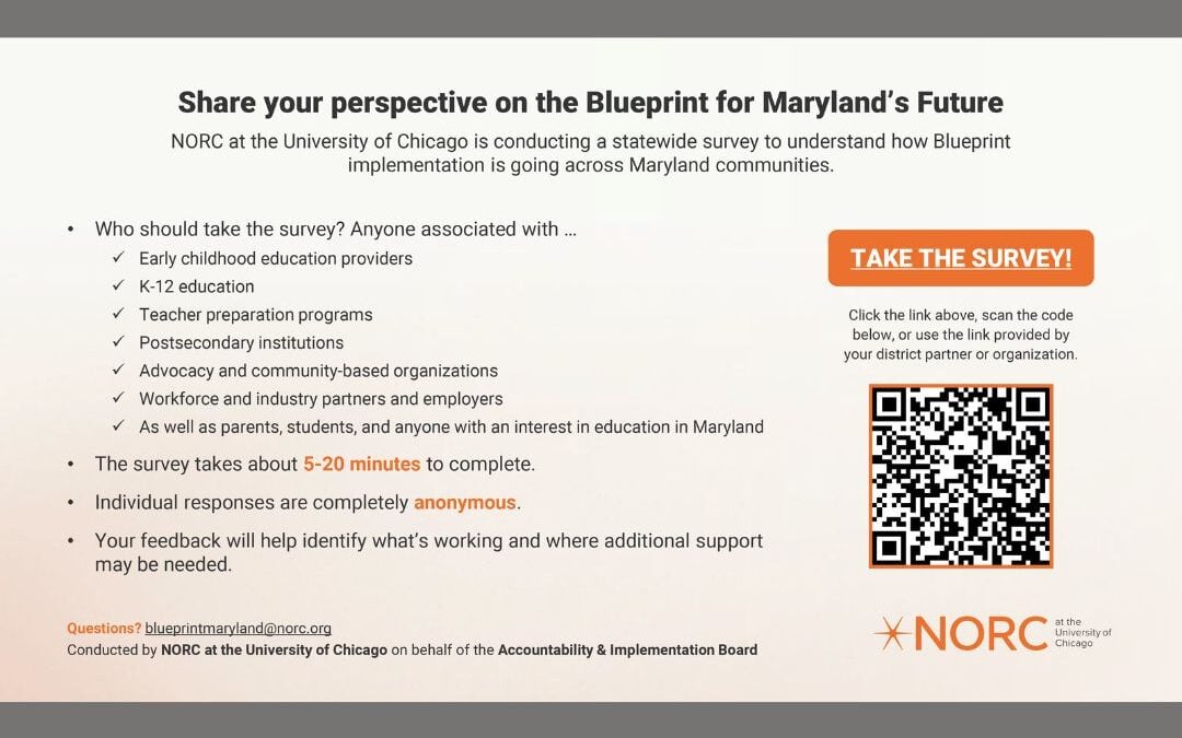 Blueprint for Maryland’s Future Interim Evaluation Survey