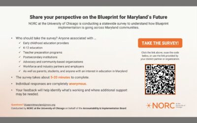 Blueprint for Maryland’s Future Interim Evaluation Survey