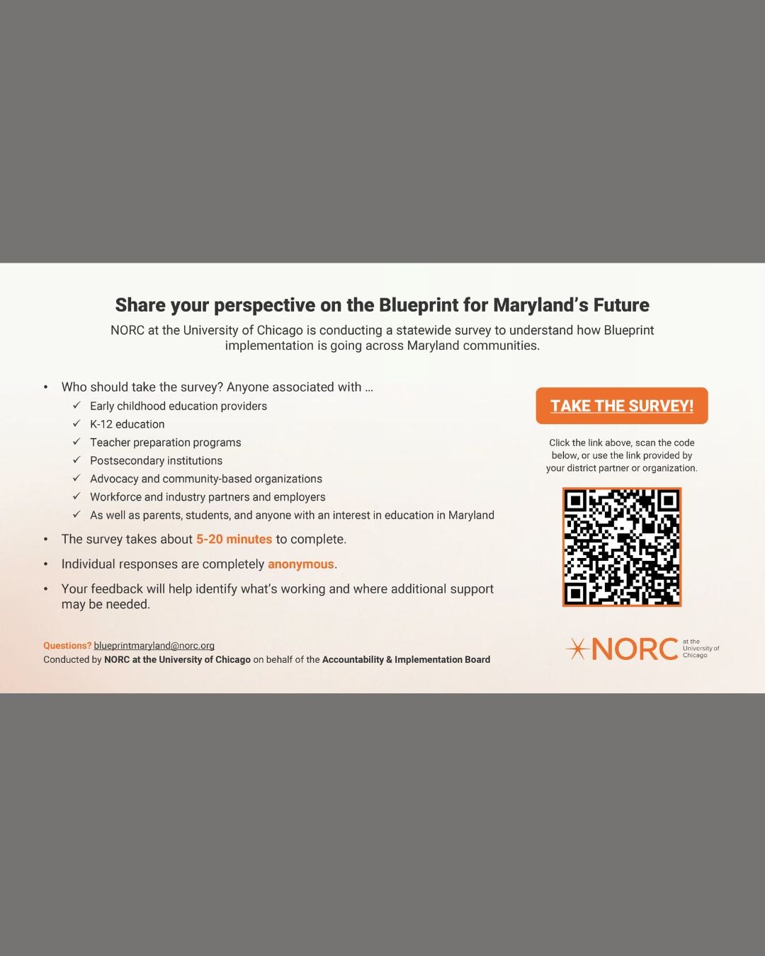 Blueprint for Maryland's Future Interim Evaluation Survey (Featured Image)