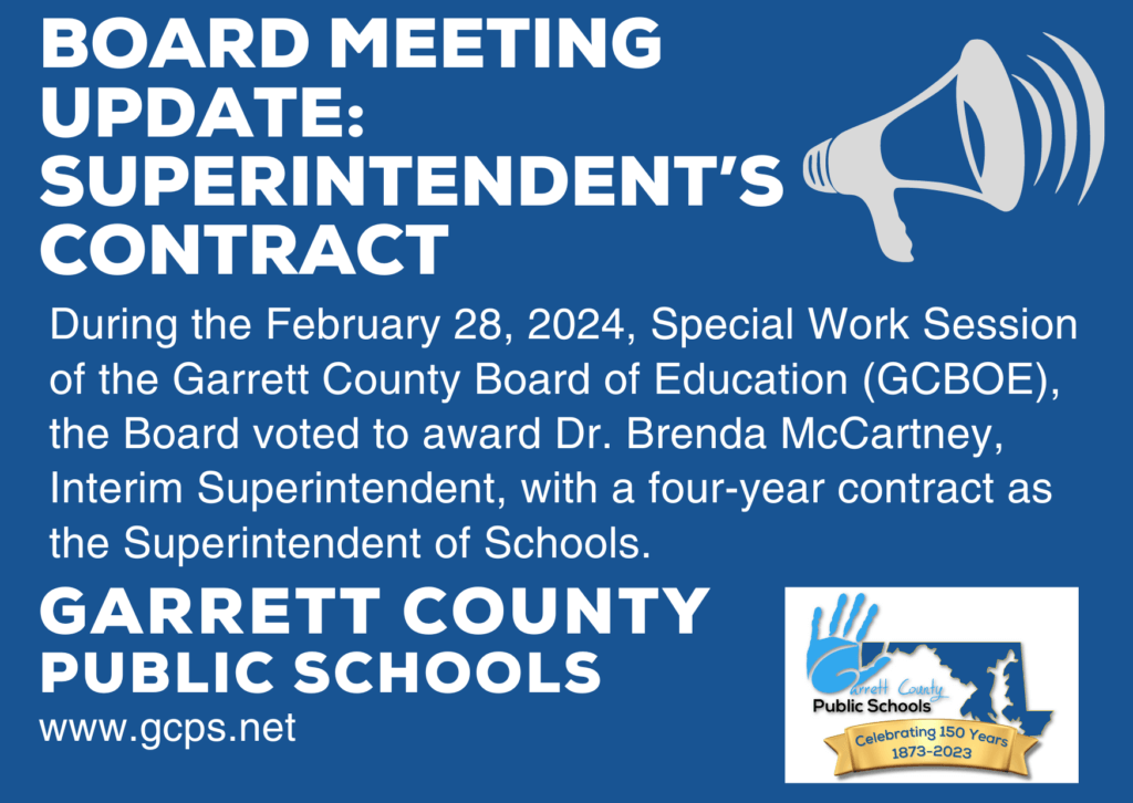 Board Meeting Update: Superintendent’s Contract at Deep Creek Lake, MD