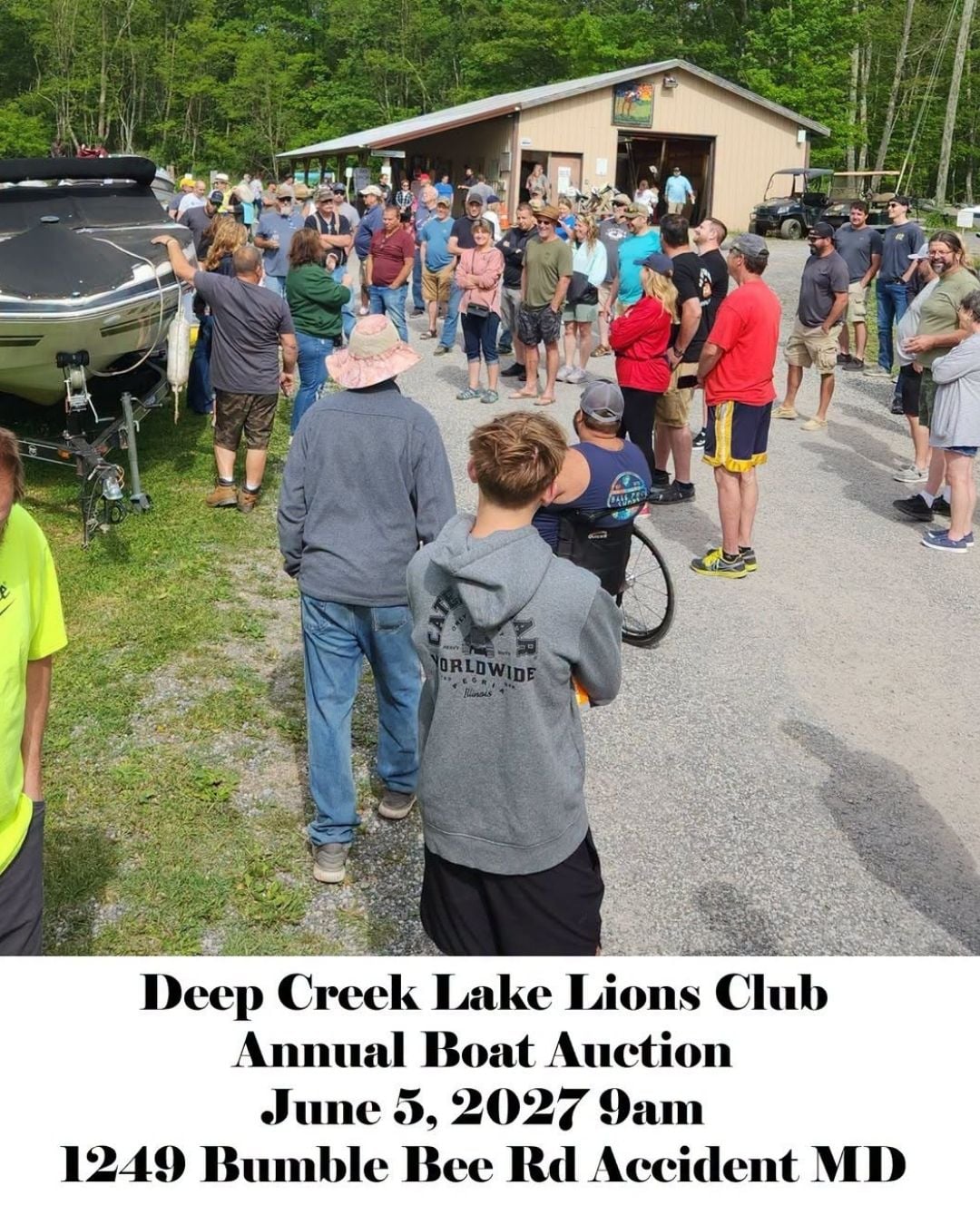 Boat Auction at Deep Creek Lake, MD
