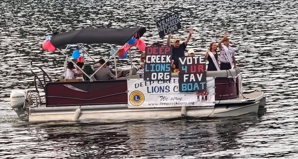 Boat Parade on Deep Creek Lake, MD