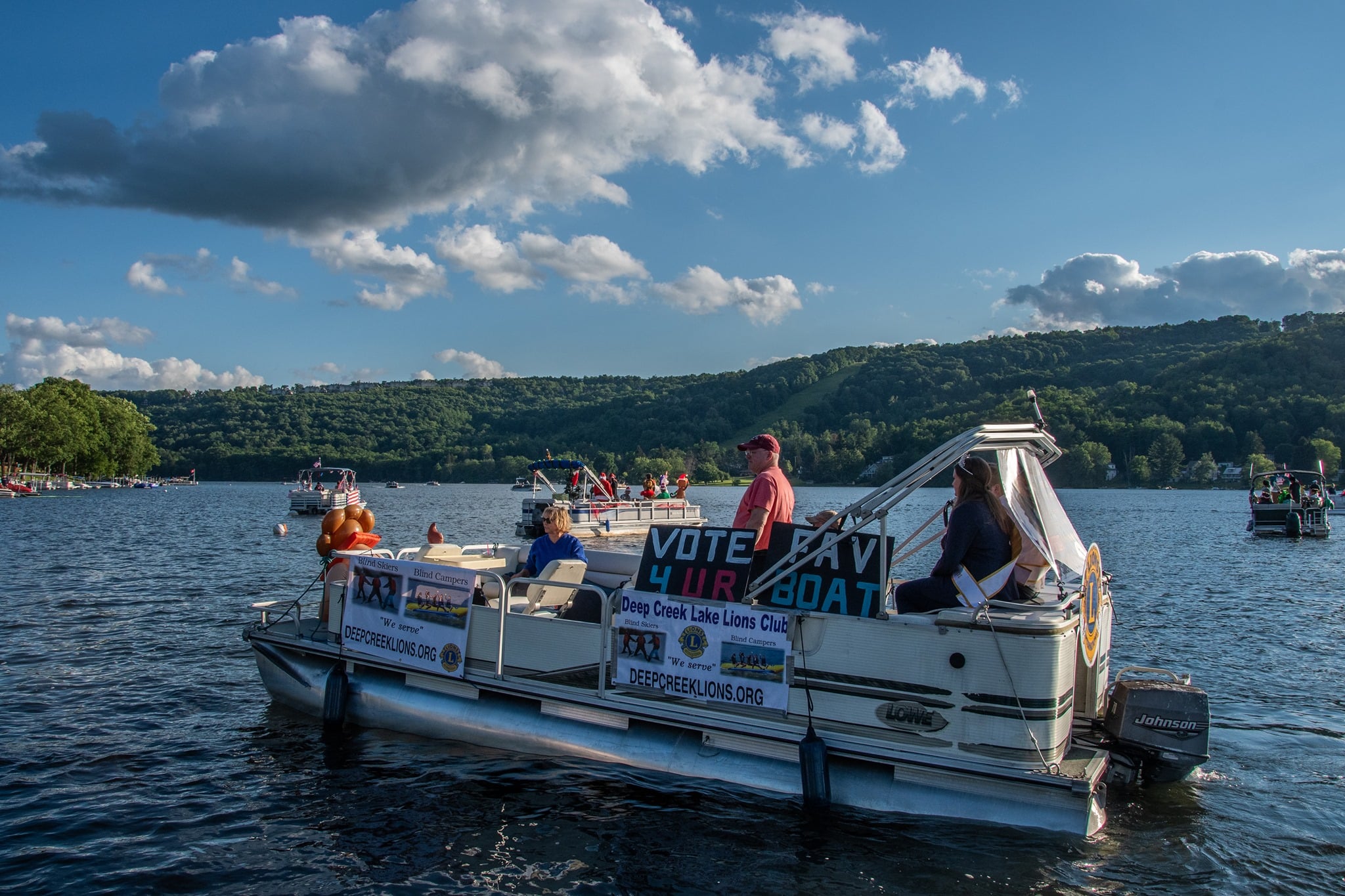 Boat Parade on Deep Creek Lake