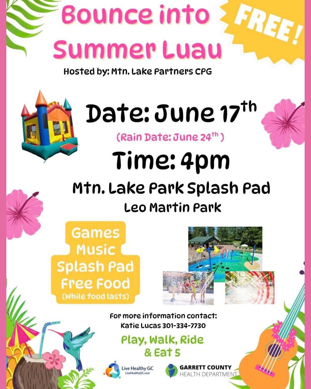 Bounce into Summer Luau