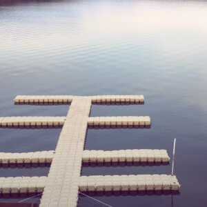 Deep Creek Lake, MD Docks are in the Lake April 2019