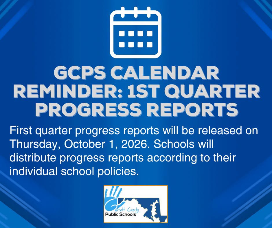 Calendar Reminder- Release of First Quarter Progress Reports