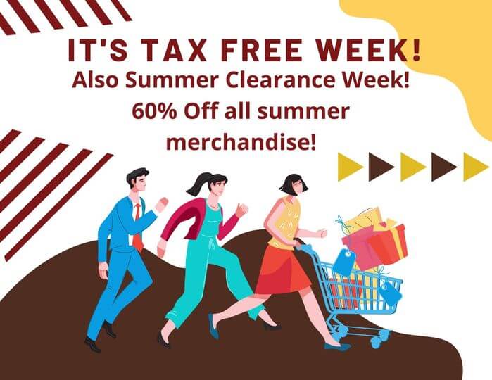 Cashmere Clothing Co Tax Free and Summer Clearance Week Deep Creek Times