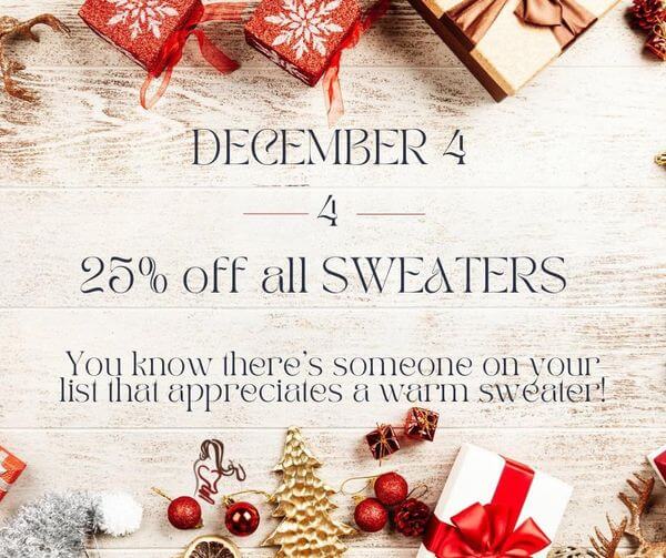 Cashmere Clothing Co.: Day 4 of the 12 Days of Deals