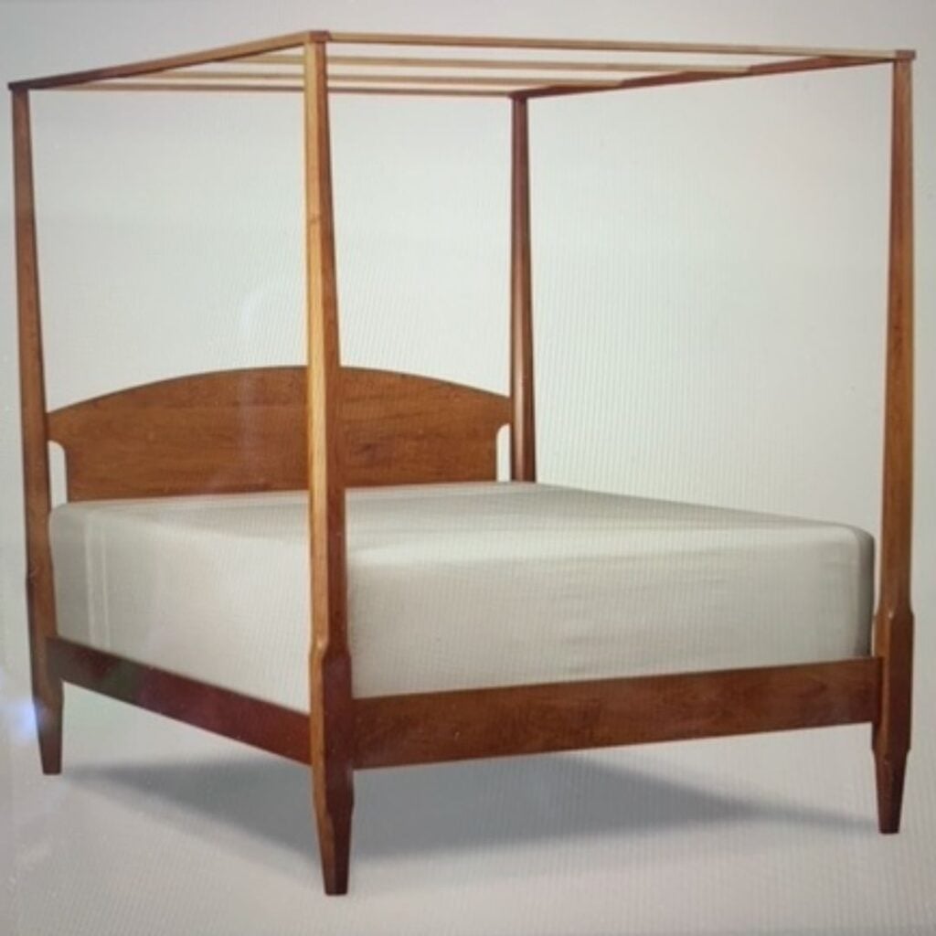 Cherry Four Poster Queen Bed