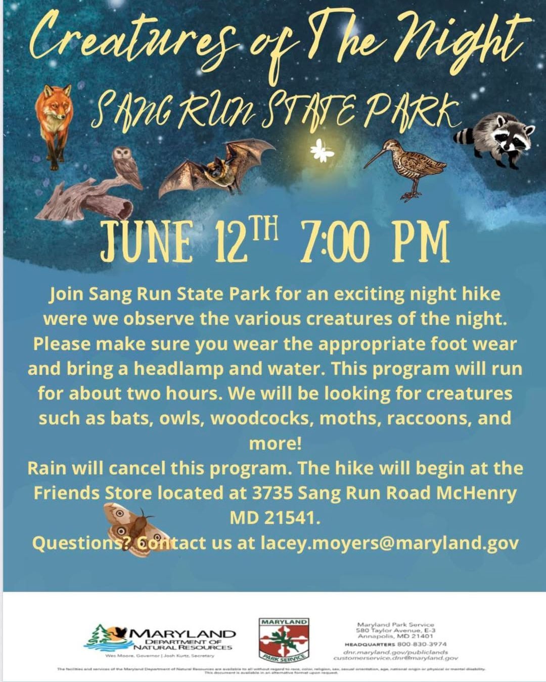 Creatures of the Night Hike