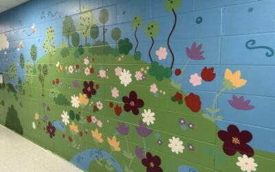 Crellin Elementary Murals Celebrate School Grounds and Community
