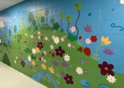 Crellin Elementary Murals Celebrate School Grounds and Community