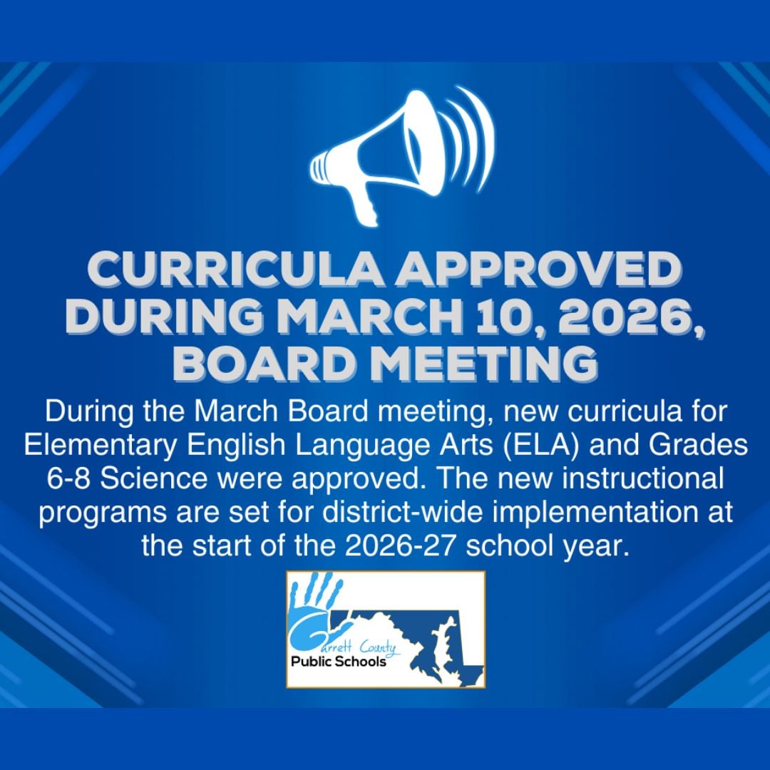 Curricula Approved During March 10, 2026, Board Meeting (Deep Creek Lake, MD)