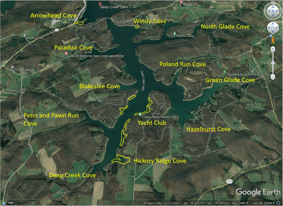 Deep Creek Lake Hydrilla Herbicide Treatment Schedule for 2022