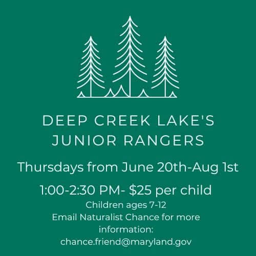 Deep Creek Lake's Junior Rangers at Deep Creek Lake, MD