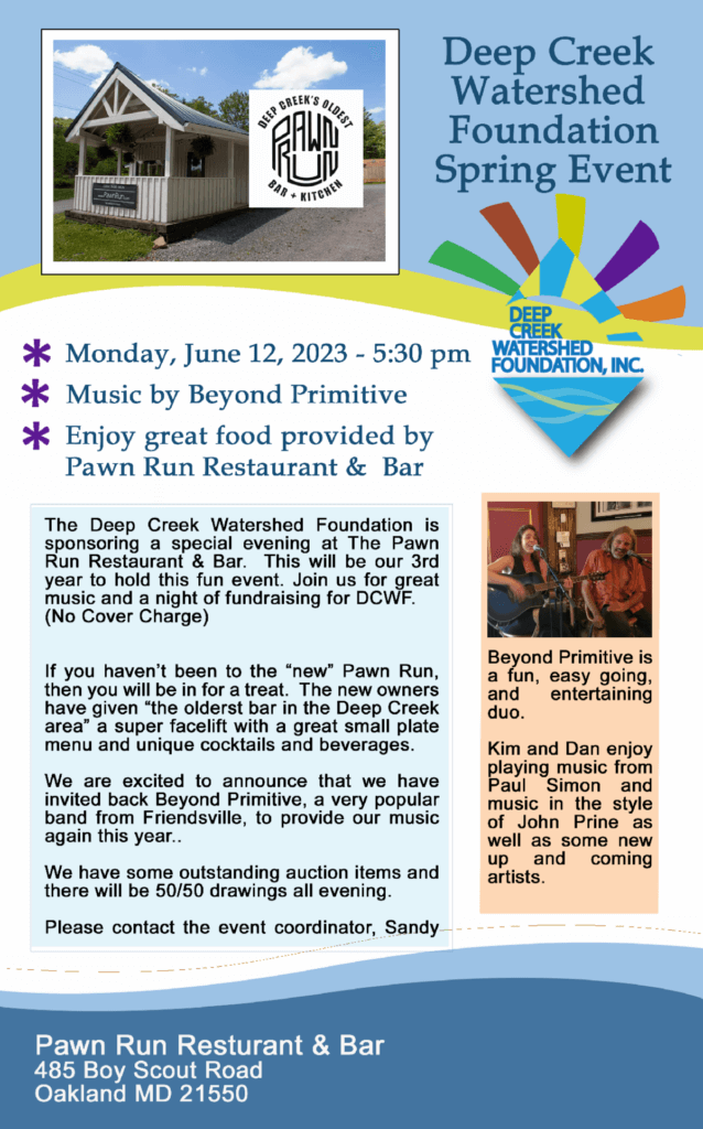 Deep Creek Watershed Foundation Spring Event | Deep Creek Times