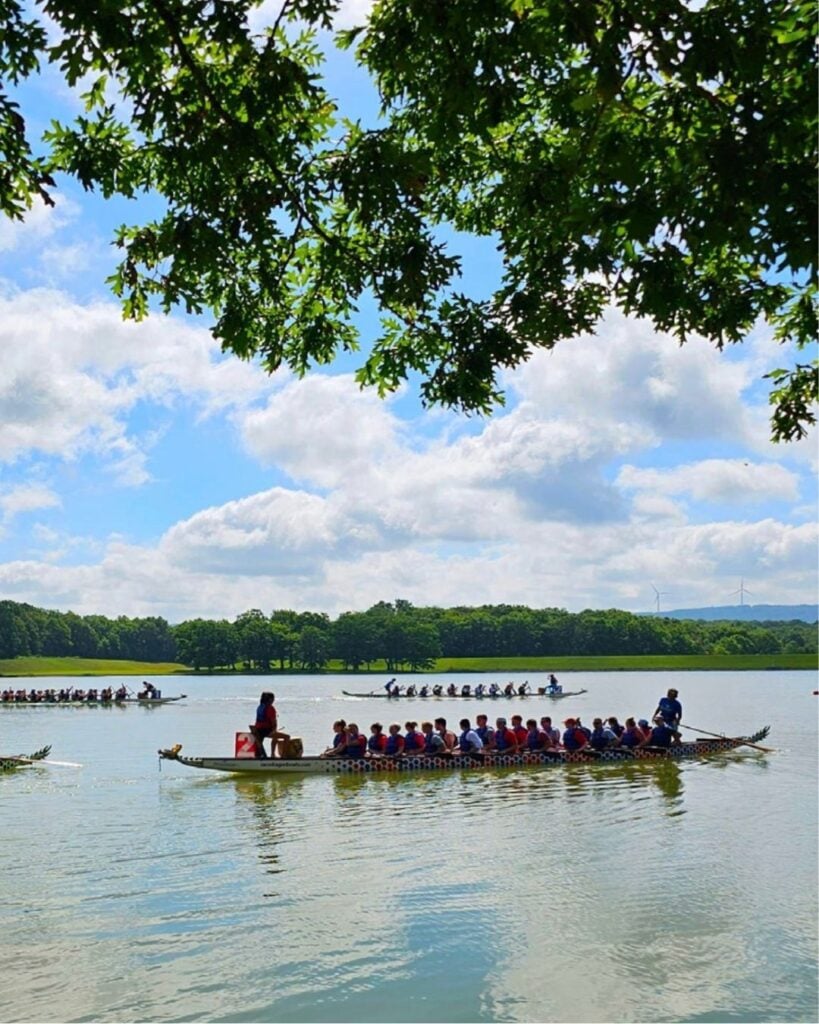 Dragon Boats Return to Broadford Lake