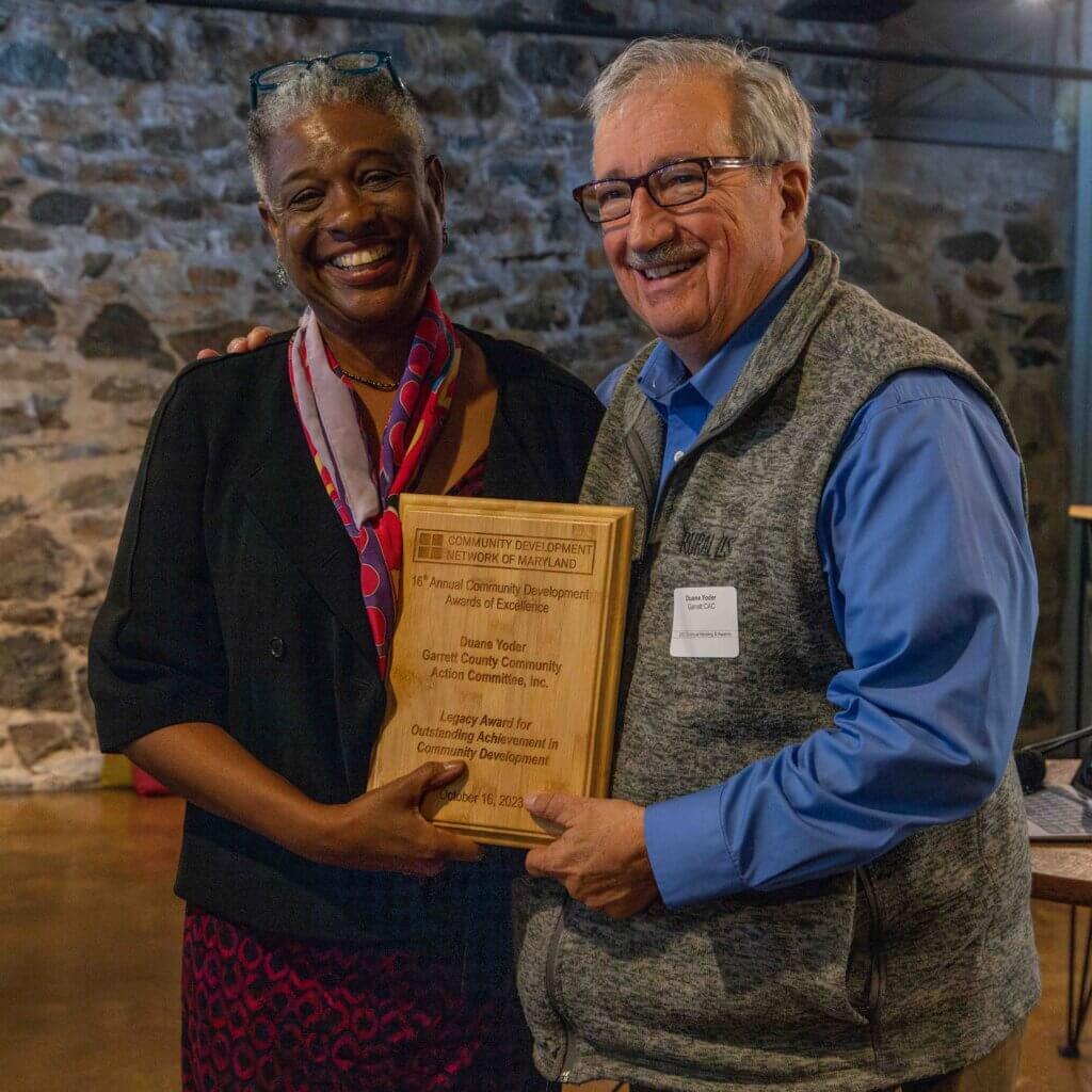 Duane Yoder: Legacy Award for Outstanding Achievement in Community Development at Deep Creek Lake, MD