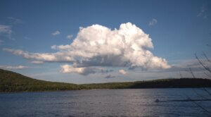 Clouds over lake robert paine 8-18-20