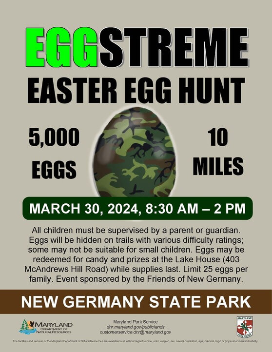 EGGstreme Easter Egg Hunt at Deep Creek Lake, MD