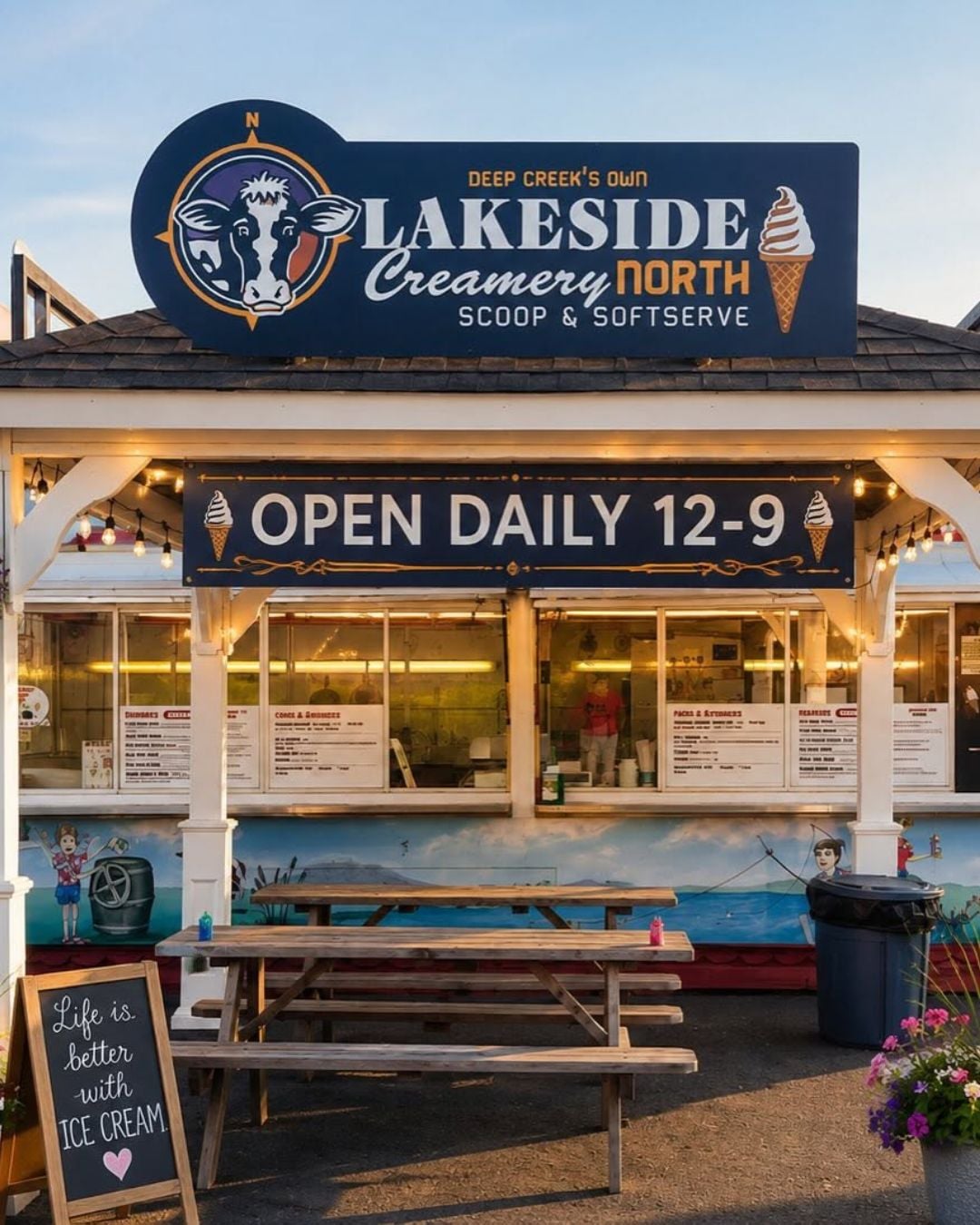 Everyday Ice Cream at Lakeside Creamery North!